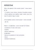 ACOLS Final exam&semi; grade a questions and verified answers &lpar;latest &rpar; 100- correct