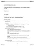 SOLUTION MANUAL &ndash; Operations and Supply Chain Management &lpar;16th Edition&rpar; Complete Solutions Manual &vert; Chapters 1&ndash;22 &vert; Latest Edition &vert; Graded A&plus;