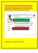 I Human Case Analysis&colon;My daughter doesn&rsquo;t interact  with other children and prefers to play alone Early  Identification and Management of Autism Spectrum  Disorder in a 22-Month-Old Female &ndash; Week &num;7