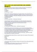 PECT LATEST 2026 EXAM QUESTIONS AND ANSWERS GRADED A&plus;