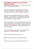 TBS PHASE 1 EXAM Q & As &lpar;Verified Answers&rpar; 2026