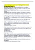 HRB LATEST 2026 CORE EXAM TEST QUESTIONS AND ANSWERS GRADED A&plus;