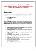 Texas Commission on Fire Protection &lpar;TCFP &rpar;  Comprehensive Exam Prep &ndash; Actual Questions with Verified  Answers and Rationales &lpar;2026 Edition&rpar;PDF