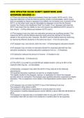 HRB UPDATED EXAM SCRIPT QUESTIONS AND ANSWERS GRADED A&plus;