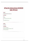 AAP Exam Prep  Questions and Answers &vert;Fall 2025&sol;2026  Update &vert; 100&percnt; Correct