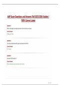 AAP Exam Questions and Answers &vert;Fall 2025&sol;2026 Update &vert;  100&percnt; Correct Latest