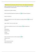 BCEMP Obstetrics Exam Questions with Correct Answers&vert; Latest Update Guaranteed Success 