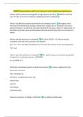 BCEMP Review Questions with Correct Answers&vert; Latest Update