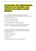 PSI FNP EXAMS 1 AND 2 PREDICTOR FINAL PAPER 2026 FULL ANSWERED LATEST QUESTIONS WITH CORRECT ANSWERS GRADED A&plus;