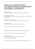 General Psychology & Mental Health&colon; Study Guide 2024