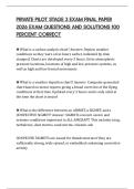PRIVATE PILOT STAGE 3 EXAM FINAL PAPER 2026 EXAM QUESTIONS AND SOLUTIONS 100 PERCENT CORRECT