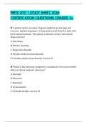 PRITE 2017 1 STUDY SHEET 2026 CERTIFICATION QUESTIONS GRADED A&plus;
