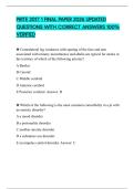 PRITE 2017 1 FINAL PAPER 2026 UPDATED QUESTIONS WITH CORRECT ANSWERS 100&percnt; VERIFIED