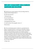 PRITE 2017 1 EXAM SCRIPT 2026 COMPLETE QUESTIONS AND SOLUTIONS
