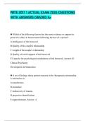 PRITE 2017 1 ACTUAL EXAM 2026 QUESTIONS WITH ANSWERS GRADED A&plus;