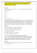 WGU C784 OBJECTIVE ASSESSMENT &lpar;LATEST 2025&sol; 2026 UPDATE&rpar; APPLIED HEALTHCARE STATISTICS &vert; QUESTIONS AND VERIFIED ANSWERS&vert; 100&percnt; CORRECT&vert; GRADE A&plus; ASSURED