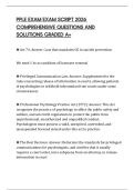 PPLE EXAM EXAM SCRIPT 2026 COMPREHENSIVE QUESTIONS AND SOLUTIONS GRADED A&plus;