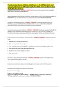 Pharmacology Exam 1 Study Set &lpar;Weeks 1 - 3&rpar; 318Questions and Answers all Answers 100&percnt;Correctly&sol;Verified Answers Brand New 2024&sol;2025 RATED A&plus;