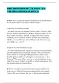 POSTMODERNISM REVIEW BANK 2026 TRUSTED ANSWERS GRADED A&plus;