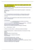 DCF COMPREHENSIVE PRACTICE EXAMS QUESTIONS AND ANSWERS GRADED A&plus;