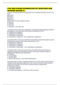 C784 HEALTHCARE EXAMINATION SET QUESTIONS AND ANSWERS GRADED A&plus;