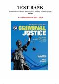 Introduction to Criminal Justice&colon; Systems&comma; Diversity&comma; and Change &ndash; 5th Edition by Callie Marie Rennison &vert; Complete Test Bank &lpar;All Chapters&rpar;