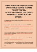 USPAP MCKISSOCK EXAM QUESTIONS WITH DETAILED VERIFIED ANSWERS  &sol;EXPERT VERIFIED &sol; MCKISSOCK APPRAISAL PROCEDURES EXAM LATEST UPDATE ALREADY  GRADED A&plus;
