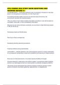 CPLS COURSE 2026 STUDY GUIDE QUESTIONS AND ANSWERS GRADED A&plus;