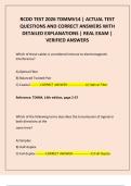 RCDD TEST 2026 TDMMV14 &vert; ACTUAL TEST QUESTIONS AND CORRECT ANSWERS WITH DETAILED EXPLANATIONS &vert; REAL EXAM &vert; VERIFIED ANSWERS