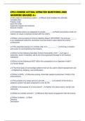 CPLS COURSE ACTUAL UPDATED QUESTIONS AND ANSWERS GRADED A&plus;