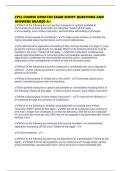 CPLS COURSE UPDATED EXAM SCRIPT QUESTIONS AND ANSWERS GRADED A&plus;