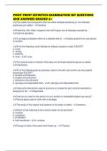 PIVOT POINT ESTHETICS EXAMINATION SET QUESTIONS AND ANSWERS GRADED A&plus;