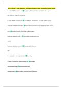 BIOL 373 UNIT 2 Exam Questions with Correct Answers&vert; Latest Update
