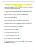 BIOL 373 Special Senses Exam Questions with Correct Answers