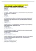 PIVOT POINT ESTHETICS UPDATED EXAM SCRIPT QUESTIONS AND ANSWERS GRADED A&plus;