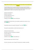 Biology 1001 Exam Questions and Verified Answers&sol;Accurate Solutions