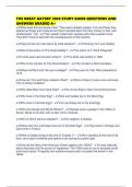 THE GREAT GATSBY 2026 STUDY GUIDE QUESTIONS AND ANSWERS GRADED A&plus;
