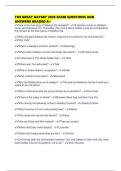 THE GREAT GATSBY 2026 EXAM QUESTIONS AND ANSWERS GRADED A&plus;