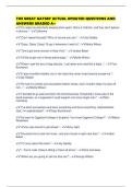 THE GREAT GATSBY ACTUAL UPDATED QUESTIONS AND ANSWERS GRADED A&plus;