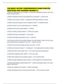 THE GREAT GATSBY COMPREHENSIVE EXAM UPDATED QUESTIONS AND ANSWERS GRADED A&plus;