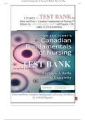 TEST BANK Potter and Perry's Canadian Fundamentals of Nursing&comma; 7th Edition