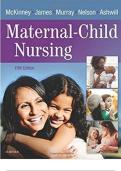 Latest Update 2026 &vert; Maternal-Child Nursing Test Bank &lpar;5th Edition&rpar; &vert; Exam Prep &vert; Graded A&plus; &vert; McKinney & James