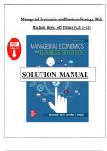 Managerial Economics & Business Strategy&comma; 10th Edition &ndash; Solution Manual &ndash; Michael Baye & Jeff Prince