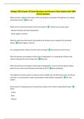 Biology 1202-chapter 35 Exam Questions and Answers