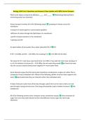Biology 1202 Test 5 Questions and Answers&vert; New Update