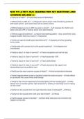 NHS 111 LATEST 2026 EXAMINATION SET QUESTIONS AND ANSWERS GRADED A&plus;