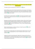 Biology 1202 Chapter 24 Exam Questions and Answers