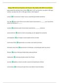 Biology 1202 Final Exam Questions and Answers&vert; New Update