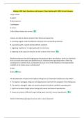 Biology 1202 Exam Questions and Answers&vert; New Update