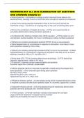 NEUROBIOLOGY ALL 2026 EXAMINATION SET QUESTIONS AND ANSWERS GRADED A&plus;